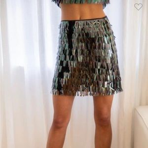 Sequin skirt